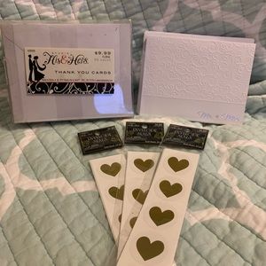 Mr. & Mrs. Thank You Cards and Envelope Seals